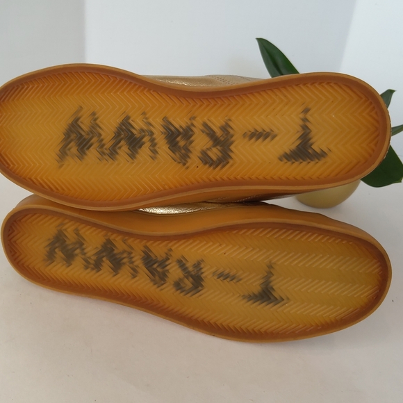 Reebok T - Raww high top gold golden leather sneakers - Picture 9 of 9